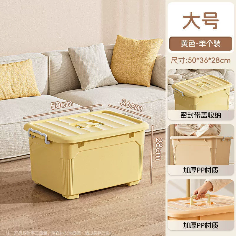 Oversized Storage Bin Plastic Wheeled Large — desk mat wholesale pick on MatDesk