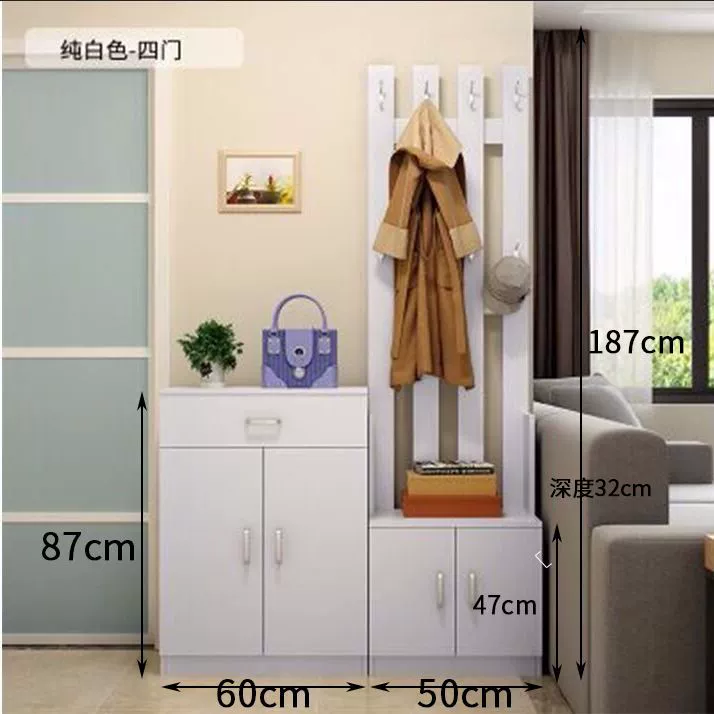 Garment Rack Freestanding Shoe Cabinet Wardrobe Hanger — desk mat wholesale pick on MatDesk