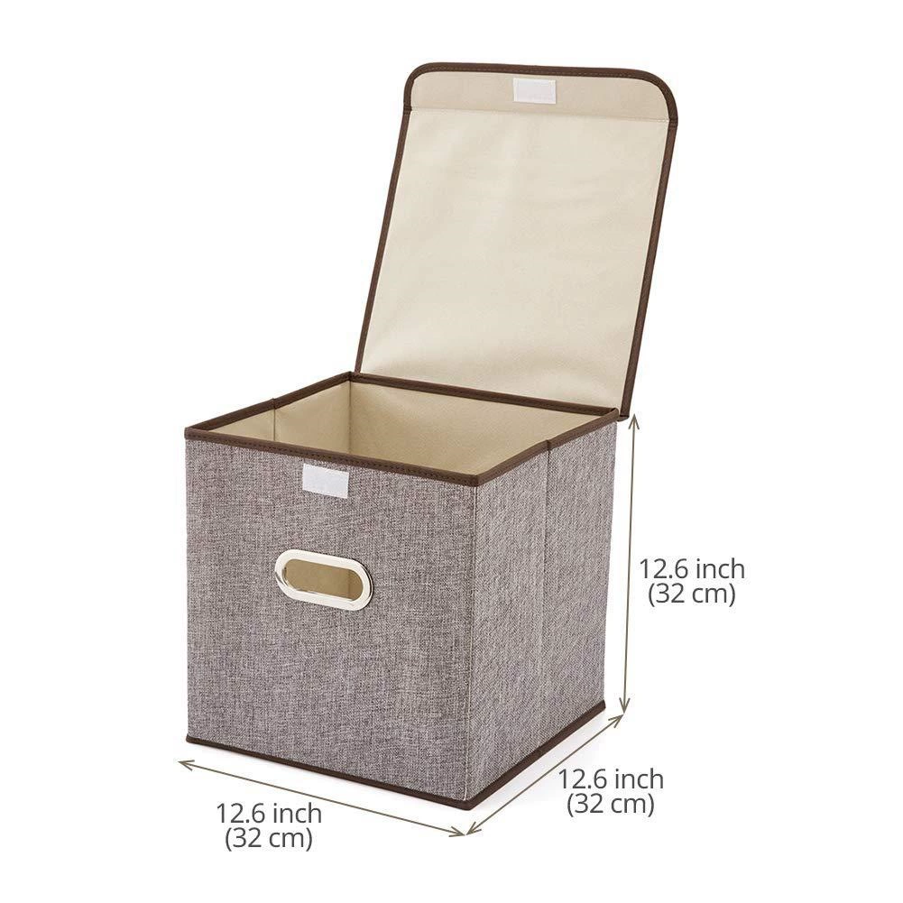 Storage Box Storage Bin Foldable Desktop Lidded — desk mat wholesale pick on MatDesk