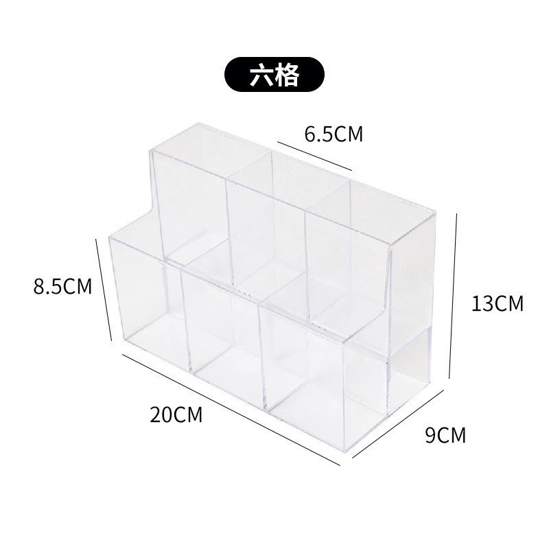 Storage Box Acrylic Desktop Clear — desk mat wholesale pick on MatDesk