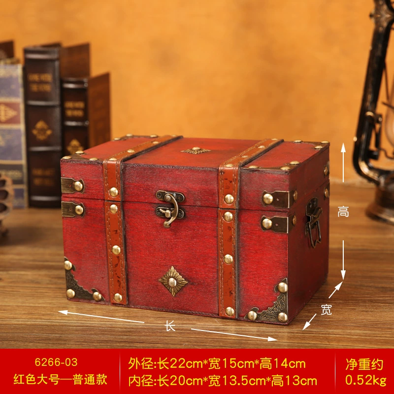 Storage Box Large Wood Vintage — desk mat wholesale pick on MatDesk