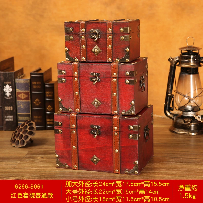 Storage Box Large Wood Vintage — desk mat wholesale pick on MatDesk