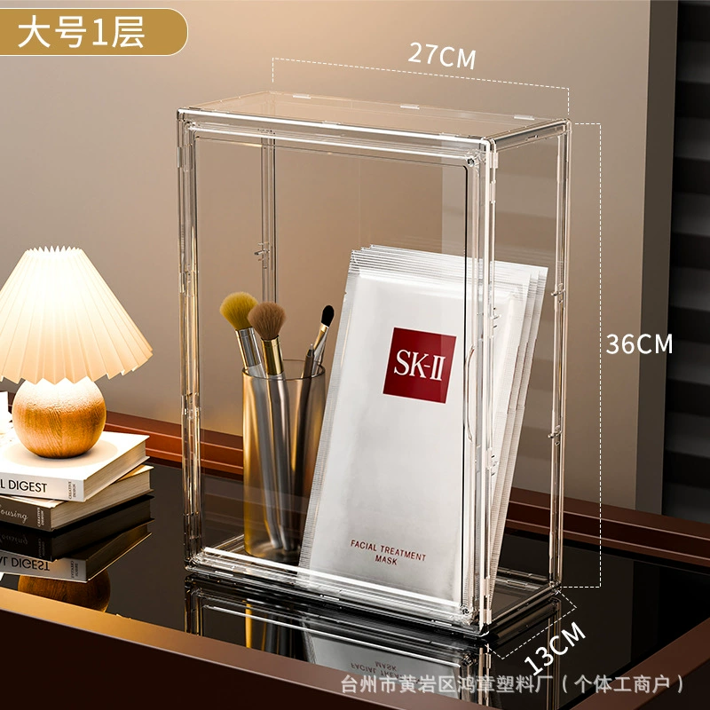 Wall-mounted Storage Box Shelf Rack Acrylic Clear — desk mat wholesale pick on MatDesk