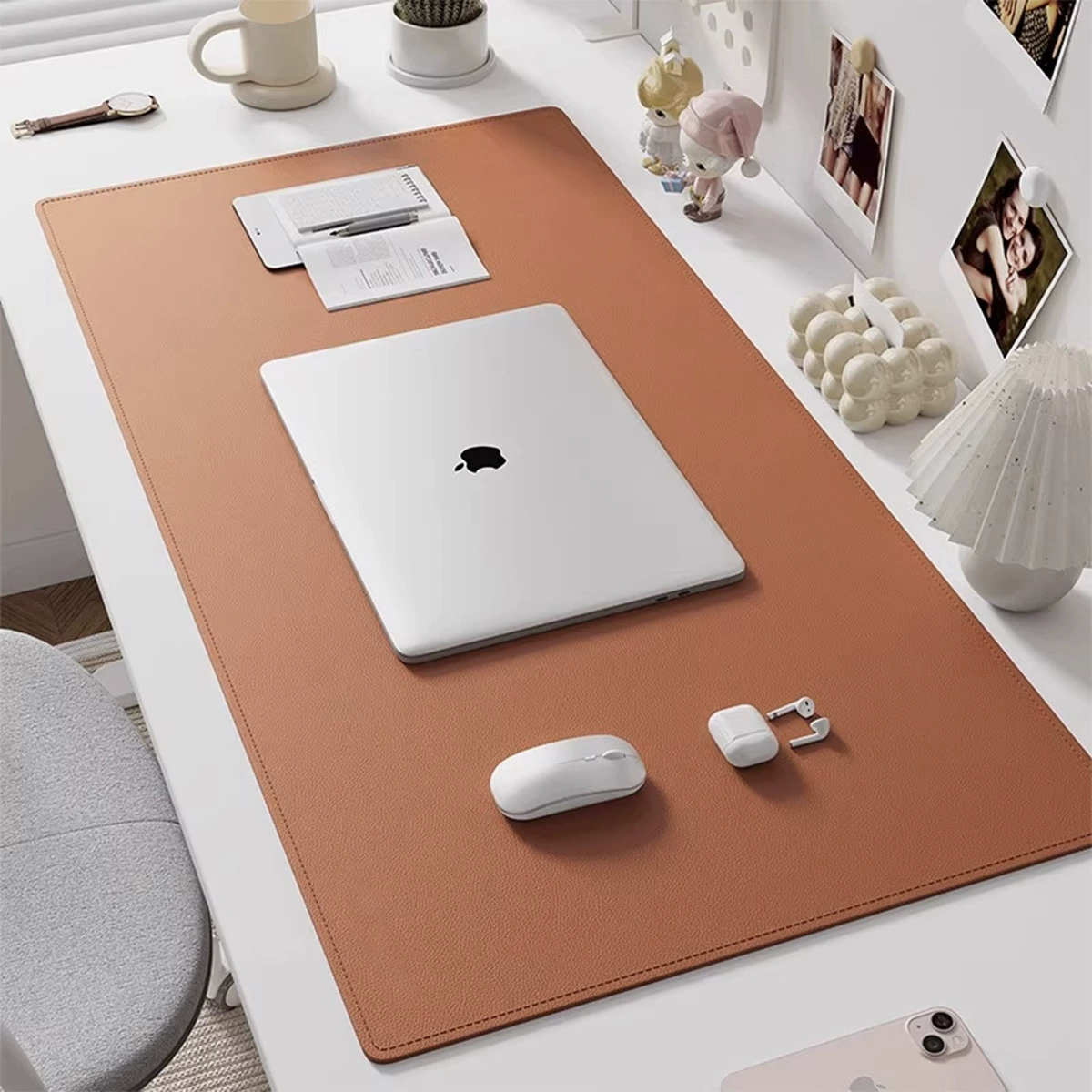 Desk Mat Mouse Pad Leather Oversized Desktop — desk mat wholesale pick on MatDesk